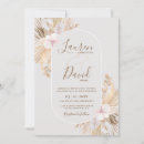 Search for desert rose wedding invitations Boho chic