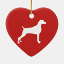 Search for weimaraner christmas tree decorations Dogs