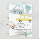 Search for car baby boy shower invitations Blue