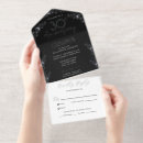 Search for 30th anniversary invitations Black and white