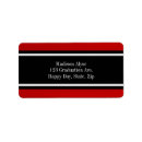 Search for red white stripes return address labels Simple