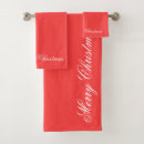 Search for red christmas bath towels White
