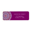 Search for mandala return address labels Purple