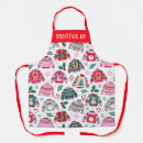 Search for ugly sweater aprons Santa