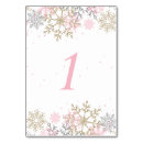 Search for snowflake table cards Winter