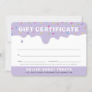 Search for bakery business gift certificates Voucher