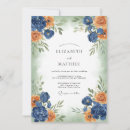 Search for sage green and navy blue invitations Botanical