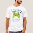 Search for level 10 unlocked tshirts 10th birthday