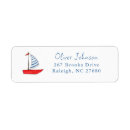 Search for blue red return address labels Watercolor