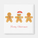 Search for gingerbread men magnets Merry christmas