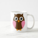 Search for pink owl mugs Cute