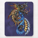 Search for fantasy dragon mousepads Colourful