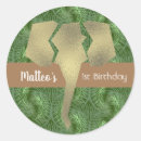 Search for gold elephant stickers Safari