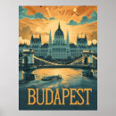 Search for vintage budapest posters Chain bridge