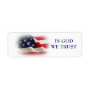 Search for god return address labels Patriotic