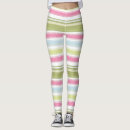 Search for pink and green striped leggings Girly