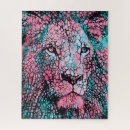 Search for big lion puzzles Colourful