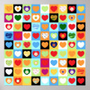 Search for textured heart posters Abstract