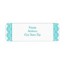 Search for lacy return address labels Elegant