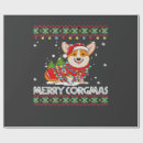 Search for christmas corgi wrapping paper Funny
