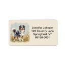 Search for australian shepherd dog return address labels Dogs