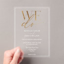 Search for we do wedding invitations Gold