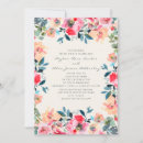 Search for peach and ivory wedding invitations Botanical