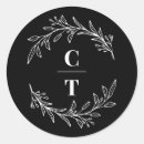 Search for fancy initial stickers Wreath