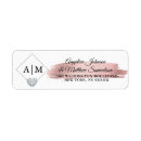 Search for white diamonds return address labels Heart
