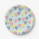 Search for hot air balloon plates Red