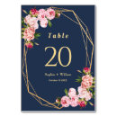 Search for navy blue blush pink wedding table cards Chic