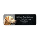 Search for yellow dog return address labels Cute