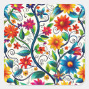 Search for fabric flower stickers Botanical