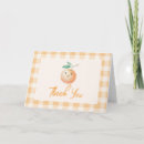 Search for orange gingham cards Clementine