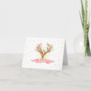 Search for deer thank you cards Pink