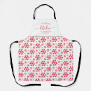Search for cookie baker aprons Red
