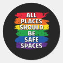 Search for safe place stickers Pride