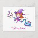 Search for magic trick horizontal postcards Witch