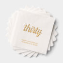 Search for 30th anniversary napkins Gold