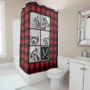 Search for red gingham shower curtains Rustic
