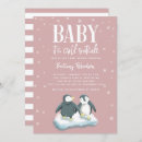 Search for holiday baby girl shower invitations Winter