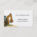 Search for backhoe business cards Digger