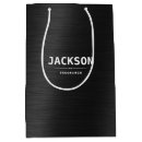 Search for groomsmen gift bags Black and white