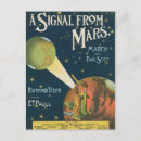 Search for red planet postcards Science fiction