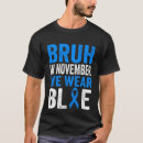 Search for blue ribbon clothing Month