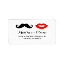 Search for mustache return address labels Hipster