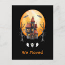 Search for halloween moving announcement cards Autumn
