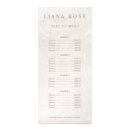 Search for menu rack cards Beauty