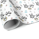 Search for bands wrapping paper For her