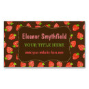 Search for strawberry business cards Food